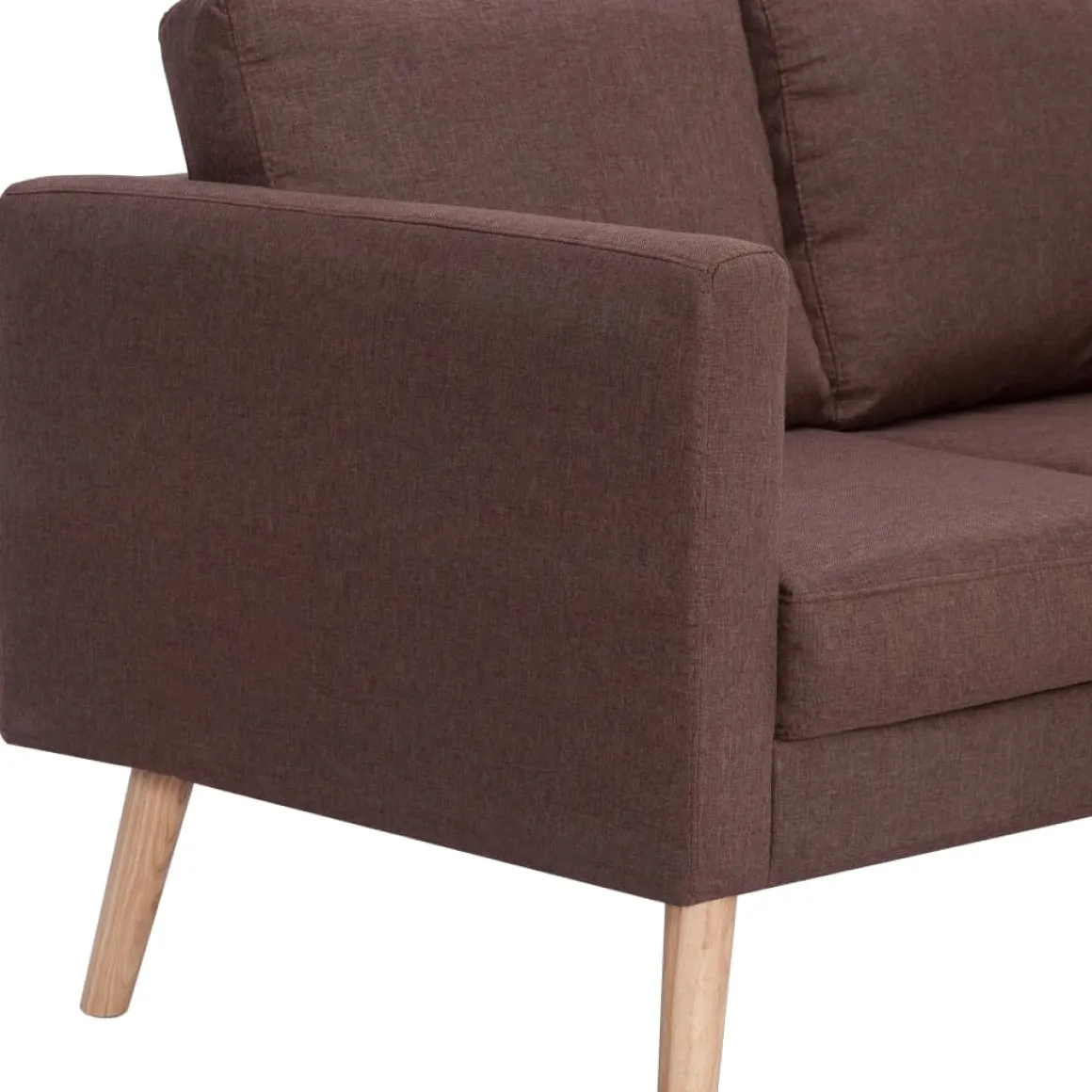 Sofá de 2 plazas Milo tapizado tela 73x116x70 cm