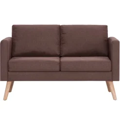 Sofá de 2 plazas Milo tapizado tela 73x116x70 cm