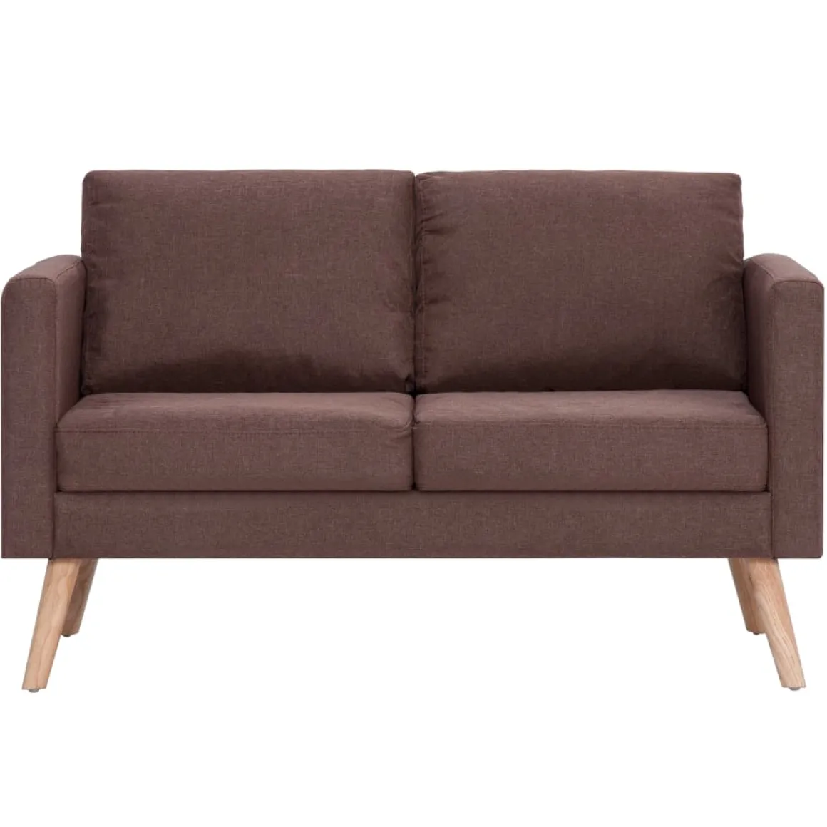 Sofá de 2 plazas Milo tapizado tela 73x116x70 cm