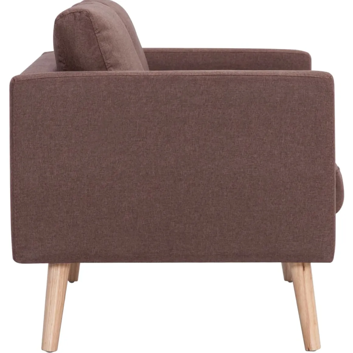 Sofá de 2 plazas Milo tapizado tela 73x116x70 cm