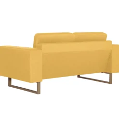 Sofá de 2 plazas Nara tapizado tela 75x156x82 cm