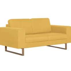 Sofá de 2 plazas Nara tapizado tela 75x156x82 cm