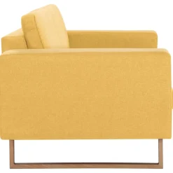 Sofá de 2 plazas Nara tapizado tela 75x156x82 cm