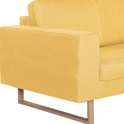 Sofá de 2 plazas Nara tapizado tela 75x156x82 cm