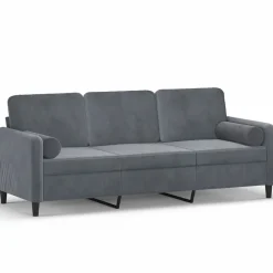 Sofá Latitud 3 plazas con cojines 80x180x77 cm