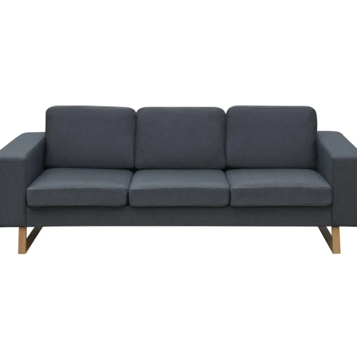 Sofá Pamela 3 plazas tela 76x200x82 cm