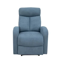 Sofá relax Siberia 1 plaza reclinable con reposapiés 100x75x95 cm