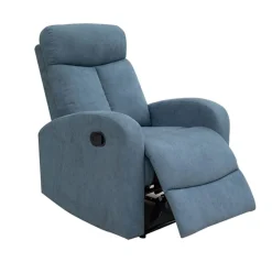 Sofá relax Siberia 1 plaza reclinable con reposapiés 100x75x95 cm