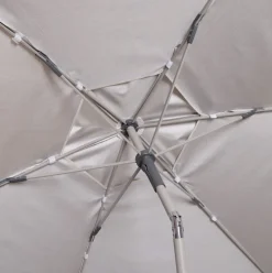 Sombrilla Aktive con ventilación + bolsa de transporte gris Ø230 cm