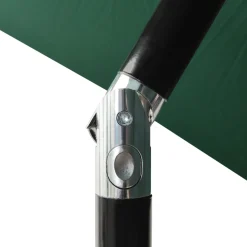 Sombrilla Boar con 18 luces LED inclinación regulable 247x200x300 cm