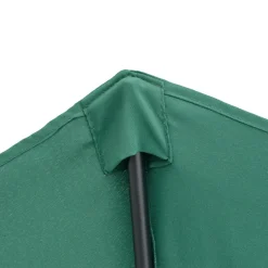 Sombrilla de jardín Outsunny con manivela 236x269x138 cm