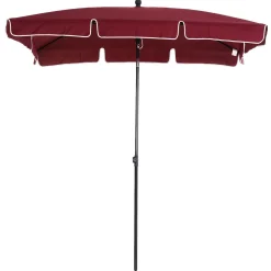Sombrilla de jardín Soleá Outsunny inclinable 4 varillas 245x198x130 cm