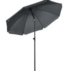 Sombrilla de playa Bali Outsunny ángulo ajustable protección UV50+ Ø180x209 cm