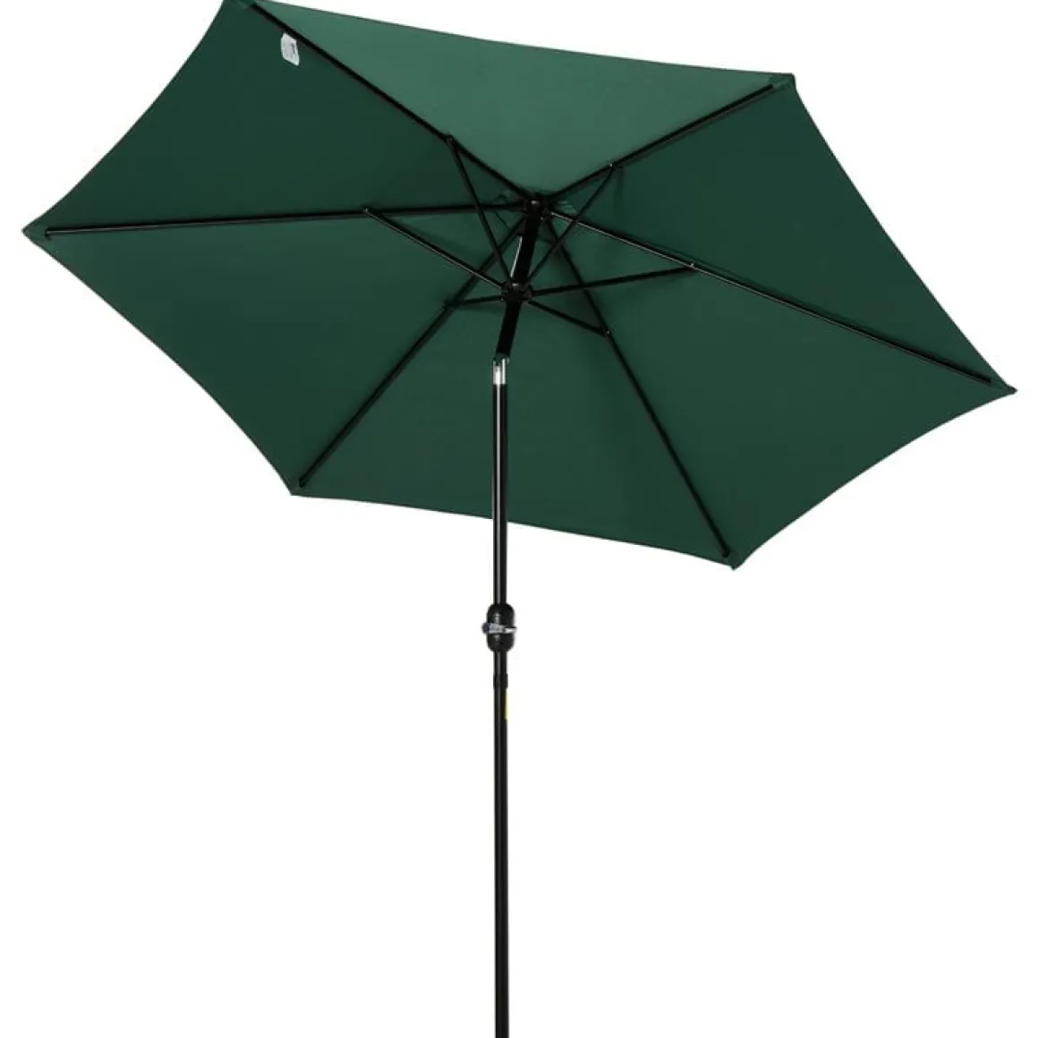 Sombrilla Outsunny reclinable con manivela 270x235 cm