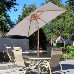 Sombrilla Outsunny rectangular inclinable 230x200X150 cm