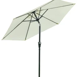 Sombrilla Portland Outsunny ángulo ajustable Ø230x216 cm