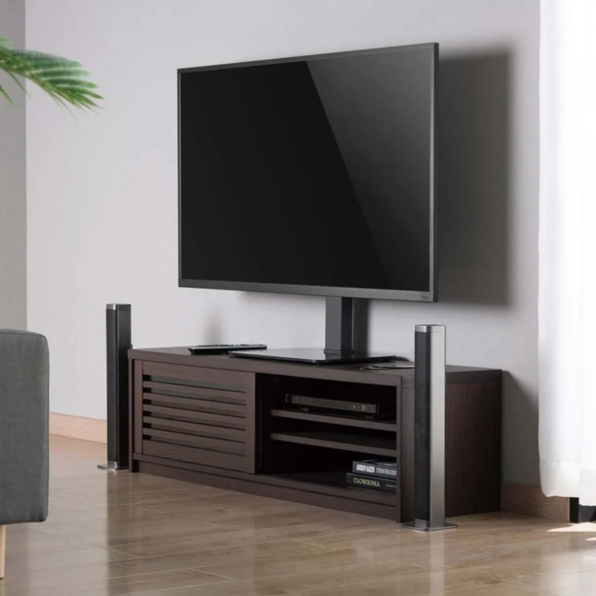 Soporte de mesa para TV Aisens Eco DT70S-253 40kg giratorio 37’’-70’’ negro