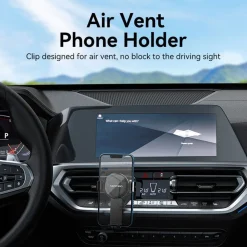 Soporte de Smartphone para coche Vention KCSB0 compatible hasta 7,2'' negro