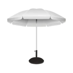 Soporte de sombrilla Aktive cemento negro Ø35-Ø48 mm