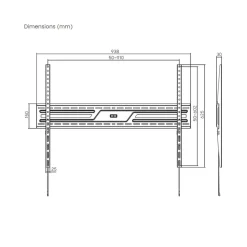Soporte de TV Aisens WT100F-317 43