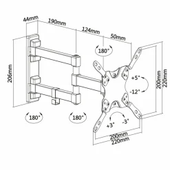Soporte de TV Aisens WT42TSLE-011 13