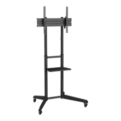 Soporte de TV de suelo Aisens FT70TE-211 37’’-70’’ con ruedas + bandeja negro 166,5 cm