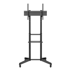 Soporte de TV de suelo Aisens FT70TE-211 37’’-70’’ con ruedas + bandeja negro 166,5 cm