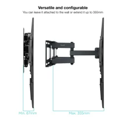 Soporte de TV TooQ LP7846TN-B 32’’-70’’ inclinable y pivotable negro
