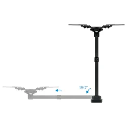 Soporte de TV TooQ LP2142TNL-B 13''-42'' inclinable y pivotable negro