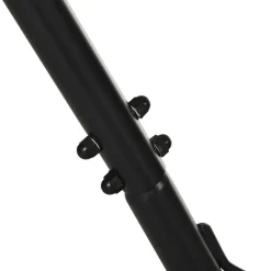 Soporte para hamacas Lux Outsunny ajustable negro 116x313-388x109 cm