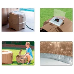 Spa hinchable PureSpa Intex 795L sistema de burbujas con accesorios Ø196x71 cm