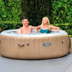 Spa hinchable PureSpa Intex 795L sistema de burbujas con accesorios Ø196x71 cm
