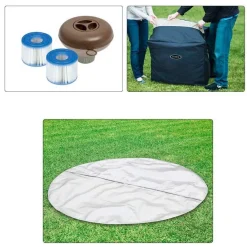 Spa hinchable PureSpa Intex 795L sistema de burbujas con accesorios Ø196x71 cm