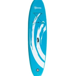 Tabla de paddle surf Outsunny hinchable con remo azul 15x76x300 cm