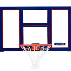 Tablero de baloncesto Lifetime ultrarresistente azul 76x122x5 cm