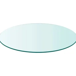 Tablero de mesa de cristal templado redondo Ø80 cm