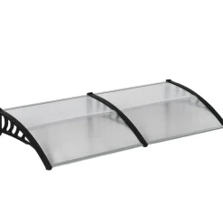 Tejadillo protecor Outsunny transparente 27x200x96 cm