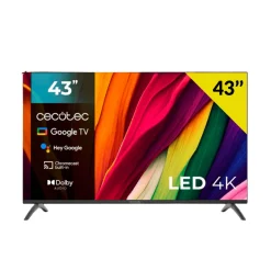 Televisor Smart TV Cecotec A4 series ALU40043 43’’ 4K UHD Android 11 F negro