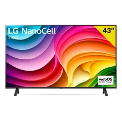 Televisor Smart TV LG 43NANO82T6B 4K UHD DLED 43’’ webOS 24 G negro