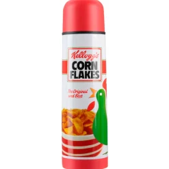 Termo Corn Flakes Kellog's 450ml rojo Ø6,8x24,6 cm