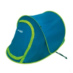 Tienda de campaña Aktive 2 personas Pop Up con doble techo azul