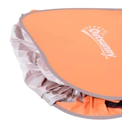 Tienda de campaña Outsunny 1/2 plazas pop-up naranja 119x150x200 cm