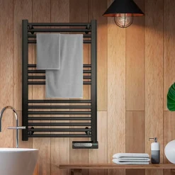 Toallero eléctrico Cecotec ReadyWarm 9100 Smart Towel Black 500W negro