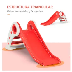 Tobogán infantil Homcom plegable +3A 56x50x120 cm