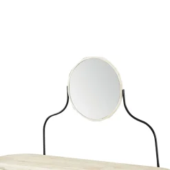 Tocador Moon con cajón nordish/negro 80x120x40 cm