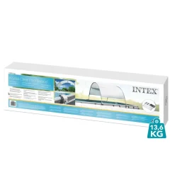 Toldo para piscinas Intex desmontable UV50+ gris