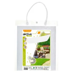 Toldo vela sombreo Aktive Garden rectangular protección UV50 poliéster 3x4m