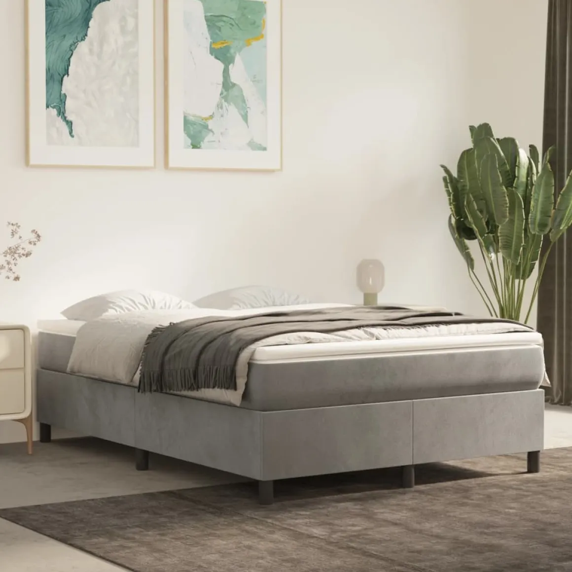 Topper para colchón Confort extra suave + transpirable blanco 160x200 cm