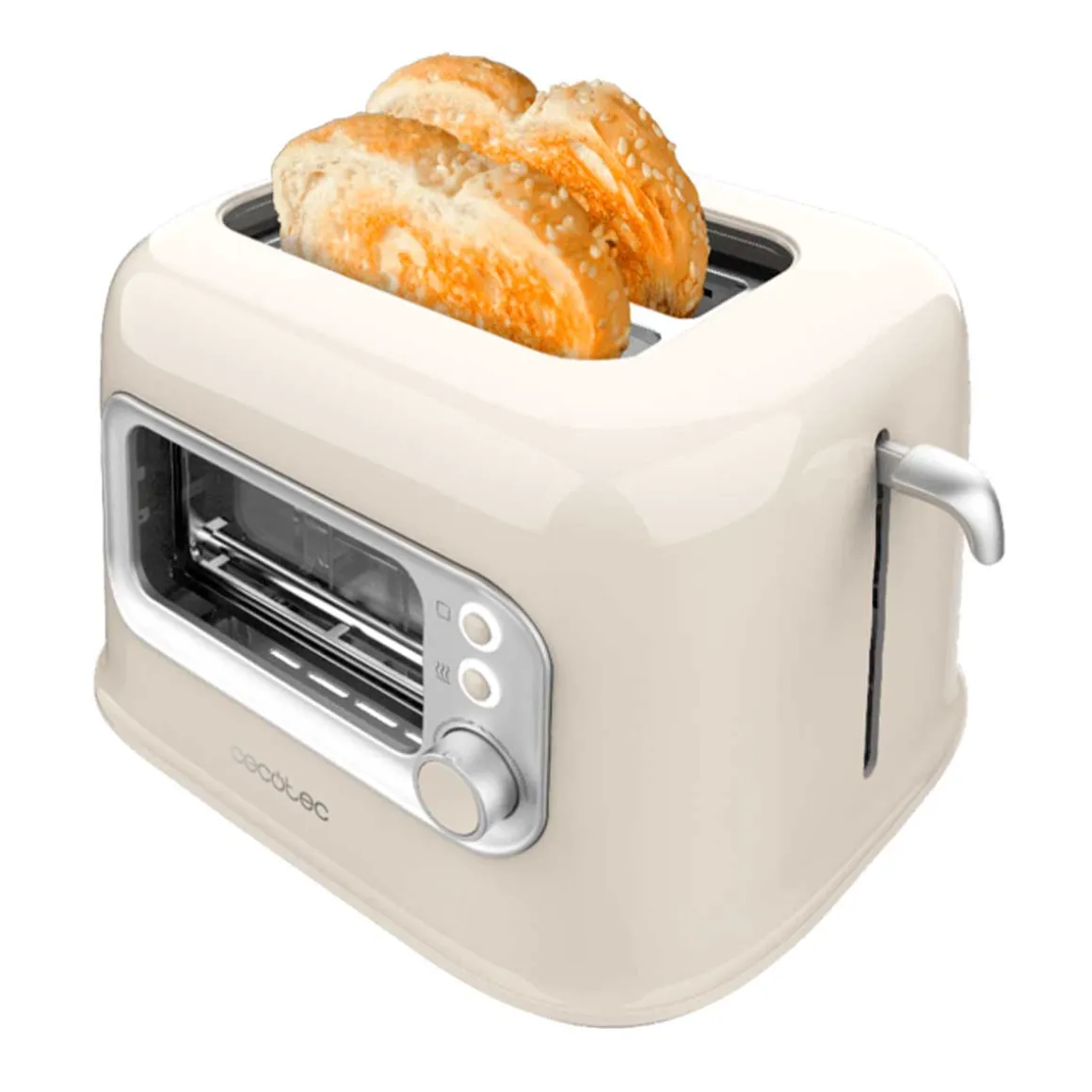 Tostador Cecotec RetroVision 700W diseño retro con ventana