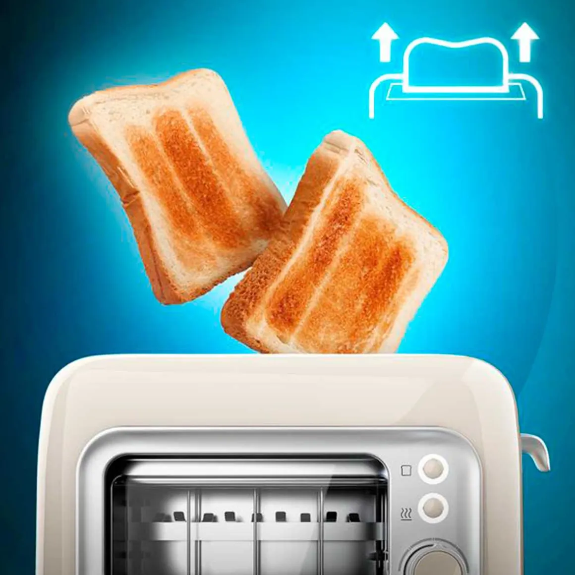 Tostador Cecotec RetroVision 700W diseño retro con ventana